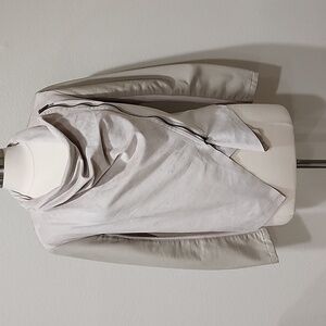 BlankNYC Faux Leather Zip Asymmetrical Camel Moto Jacket Women's size Medium